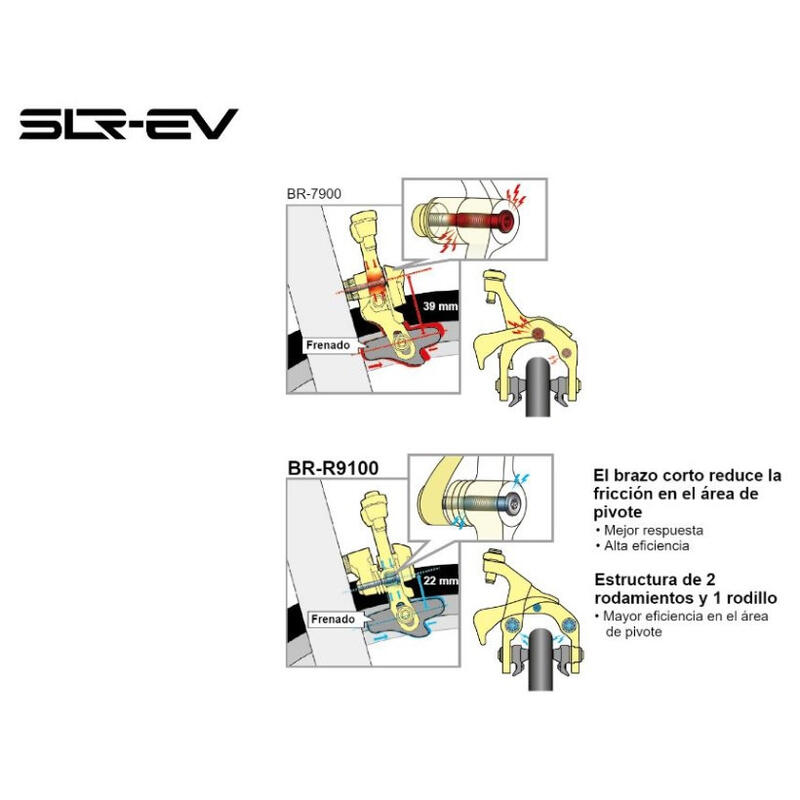 Levier De Vitesses/Frein 2 Vitesses Ultegra St-R8000 - Avant Gauche