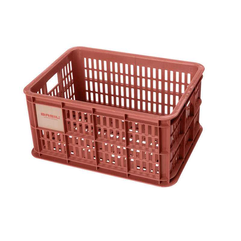Fietskrat Crate small 17,5 liter 29 x 39 x 20 cm - terra red