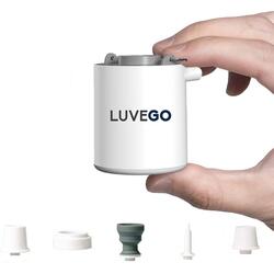 Luvego MINI PUMP Pompe à air - Pompe à air rechargeable avec lanterne 400LM