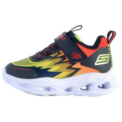 Skechers kids vortex-flash zorent sneakers marineblauw / veelkleurig