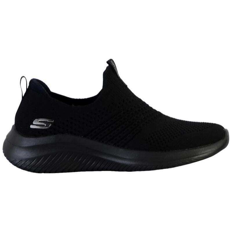 Zapatillas Deportivas Caminar Mujer SKECHERS 149855_BBK Negras sin Cordones