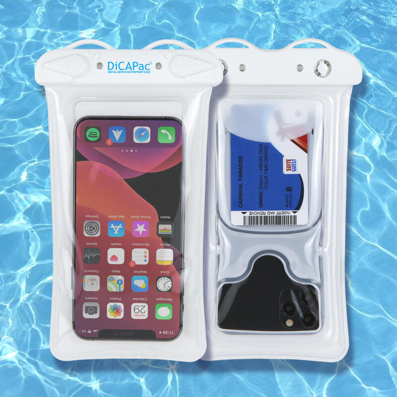 SH10 IP68 Waterproof Phone Pouch 6.8" - White