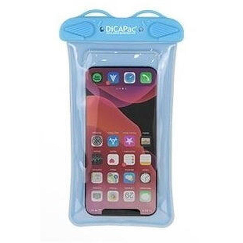 SH10 IP68 Waterproof Phone Pouch 6.8" - Blue