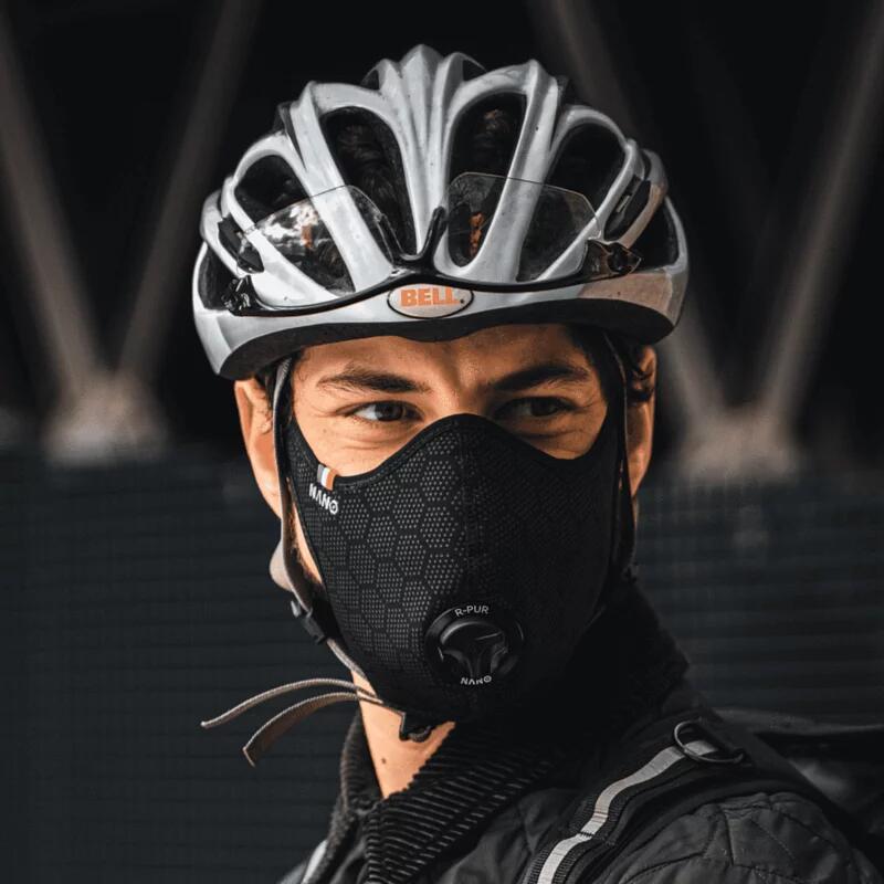 Nano Light® Cycling Anitpollution mask - Black