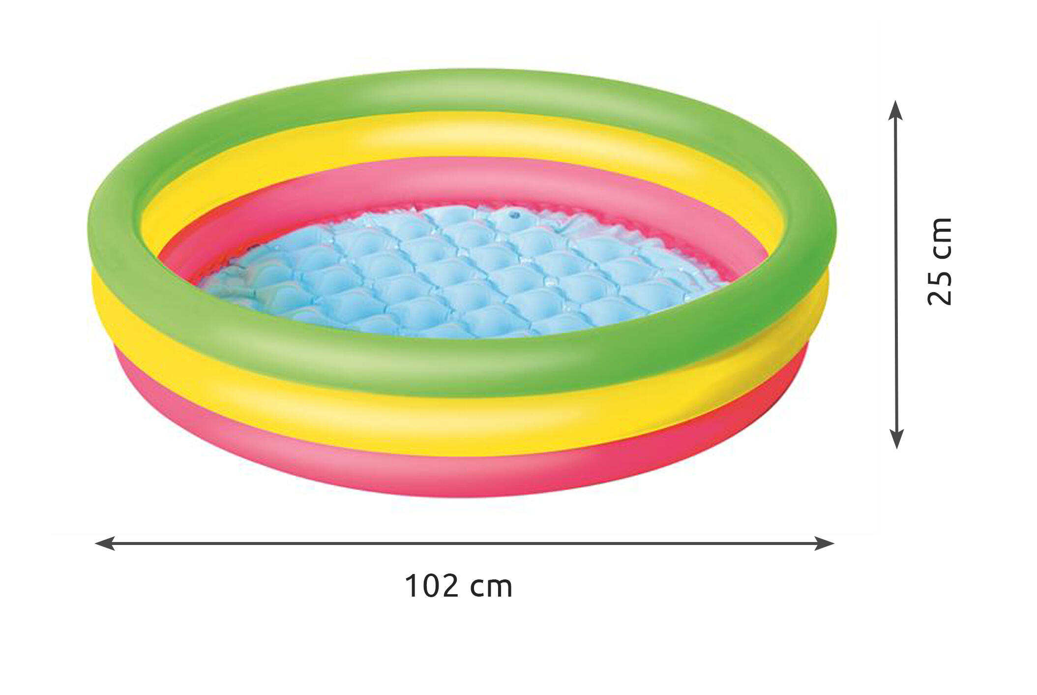 Bestway Baby zwembad summer set 102x25 cm 2/6