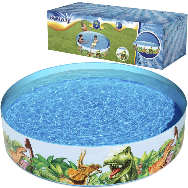 Piscina Hinchable Autoportante Infantil Bestway Fill N' Fun 183x38 cm Diseño Din