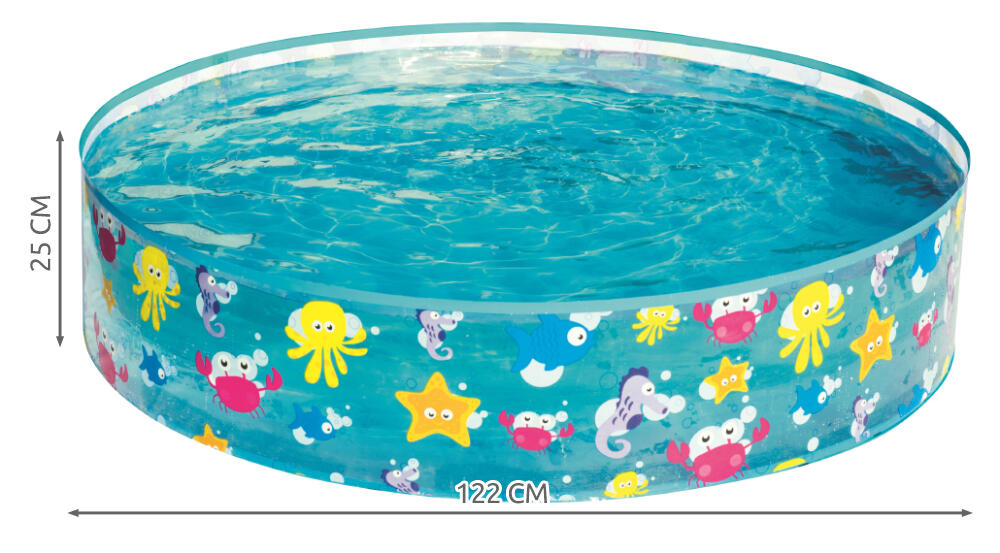 Beco Bestway Fill and Fun Childrens Paddling Pool - 1.2m diameter 2/7