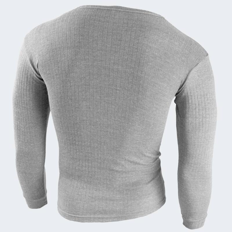 2 magliette termiche | Maglie sportive | Uomo | Pile interno | Grigio