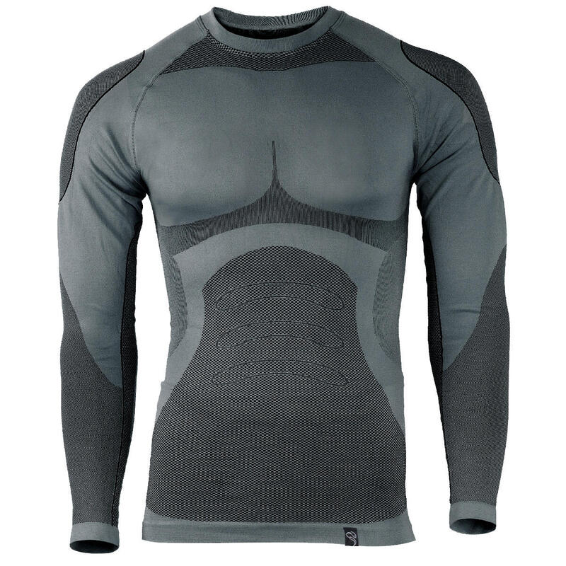 Camisola interior funcional para homem 'Python' | Seamless | Cinza