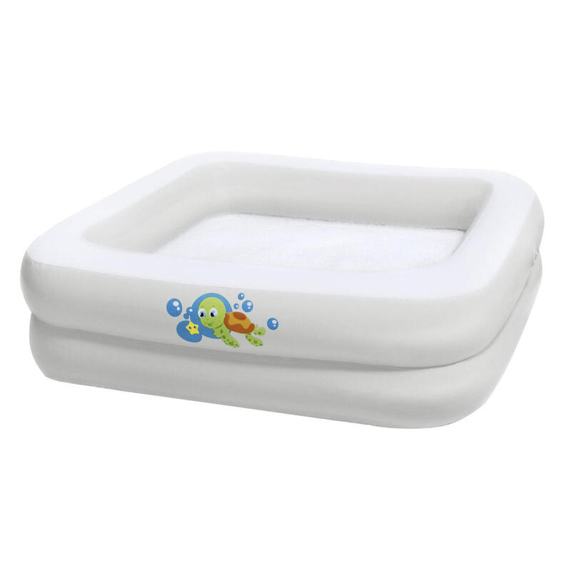 Piscina gonflabila pentru copii, 86x86x25 cm, patrata Bestway 51116