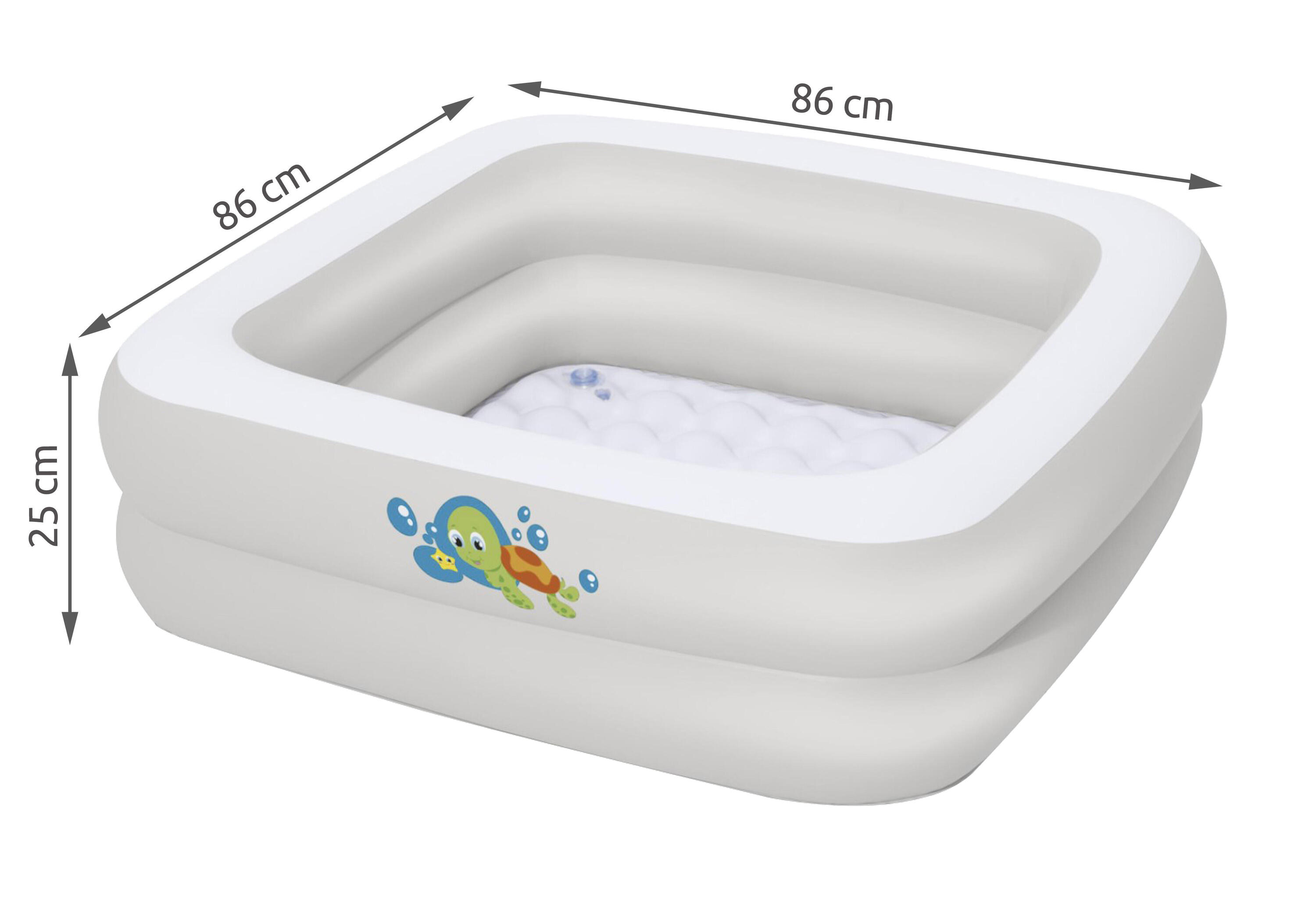 Piscine gonflable carrée bébé Bestway Baignoire FLUO 2/6