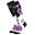 Șosete de schi "protecție ridicată" | Femei și bărbați | Negru/Blanc/Violet