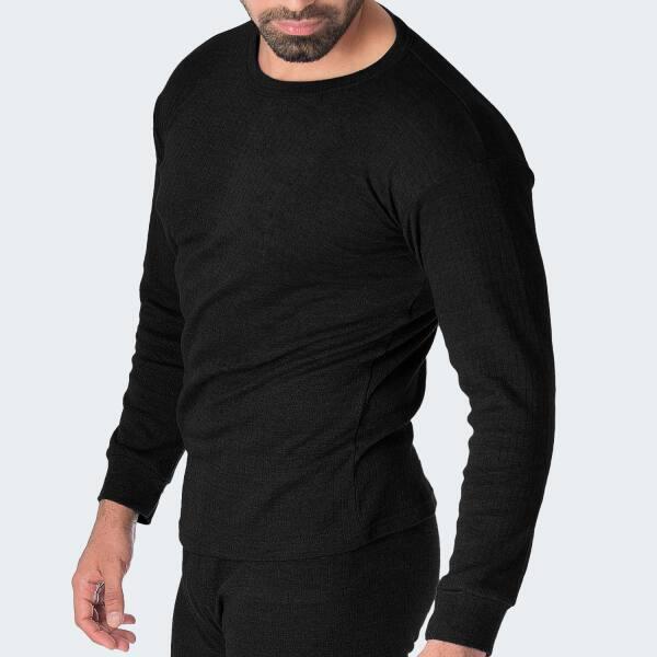 Heren Thermisch Onderhemd Set van 2 | Functioneel Onderhemd | Zwart