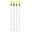 Suporte vara pesca 'rodhold' | telescópico | 135 cm | 4x Amarelo