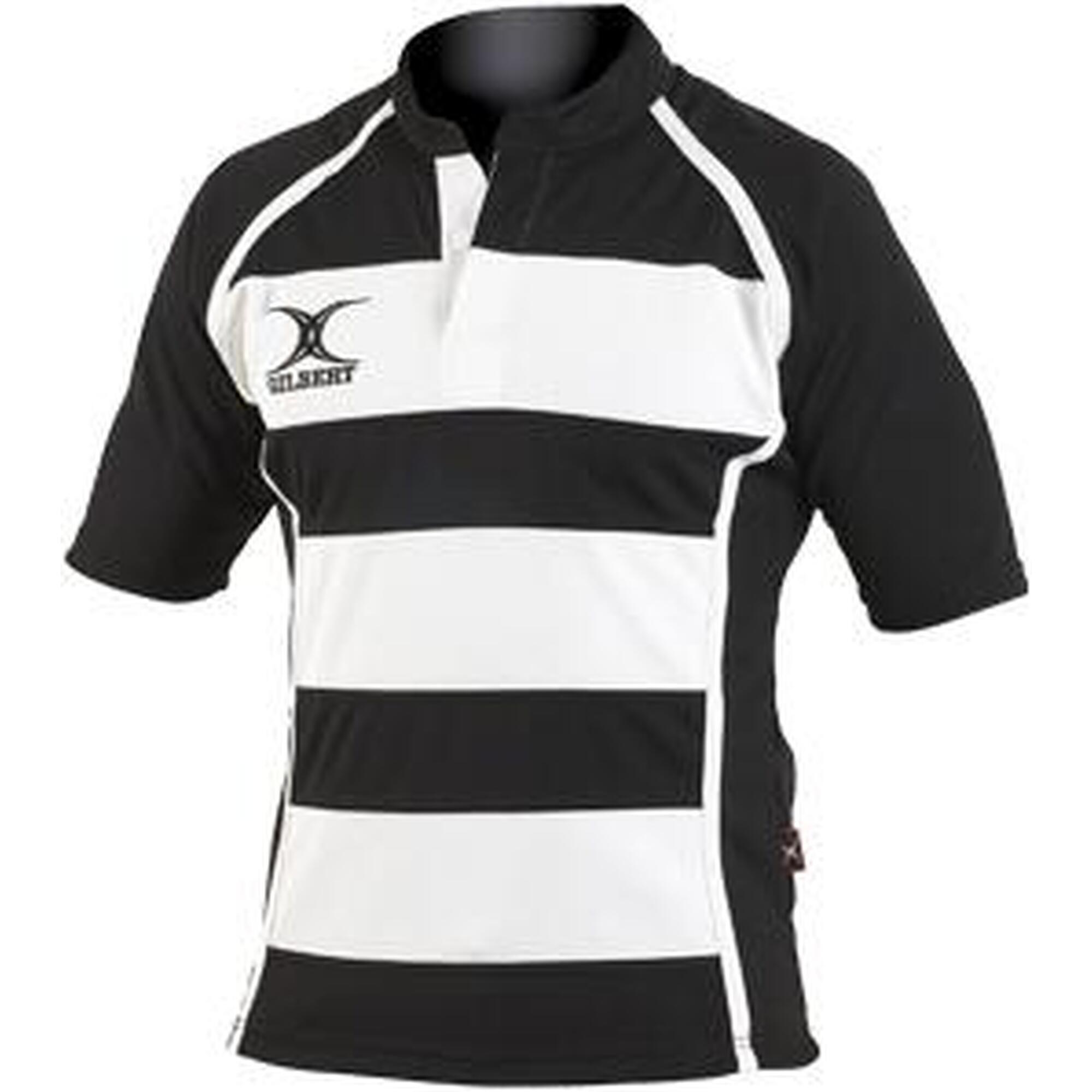 Rugbyshirt Xact II Hoop Zwart/Wit