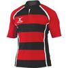 Rugbyshirt Xact II Hoop Rood/Zwart - M