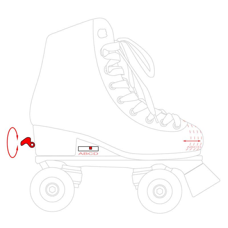 Patines Clásicos Ajustables Ruedas LED Luminosas Amara