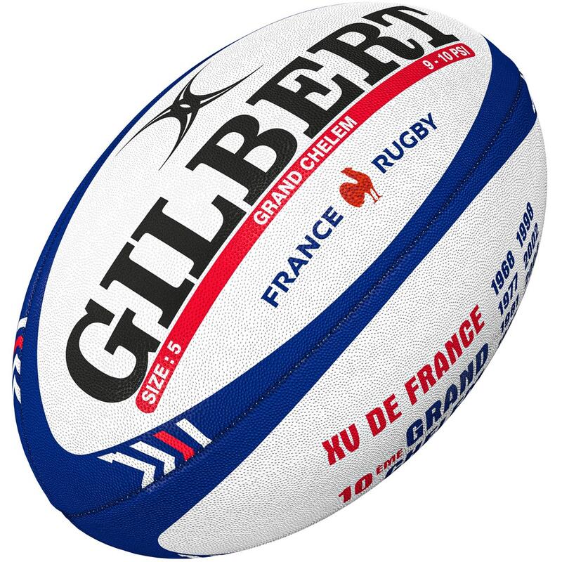 Bola de Rugby Collector do Grand Slam do XV da França Gilbert