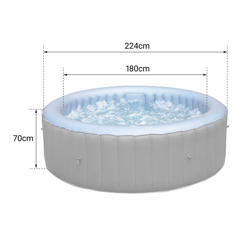 PISCINA SPA COMFORT BERGEN 8 PERS C-BE082