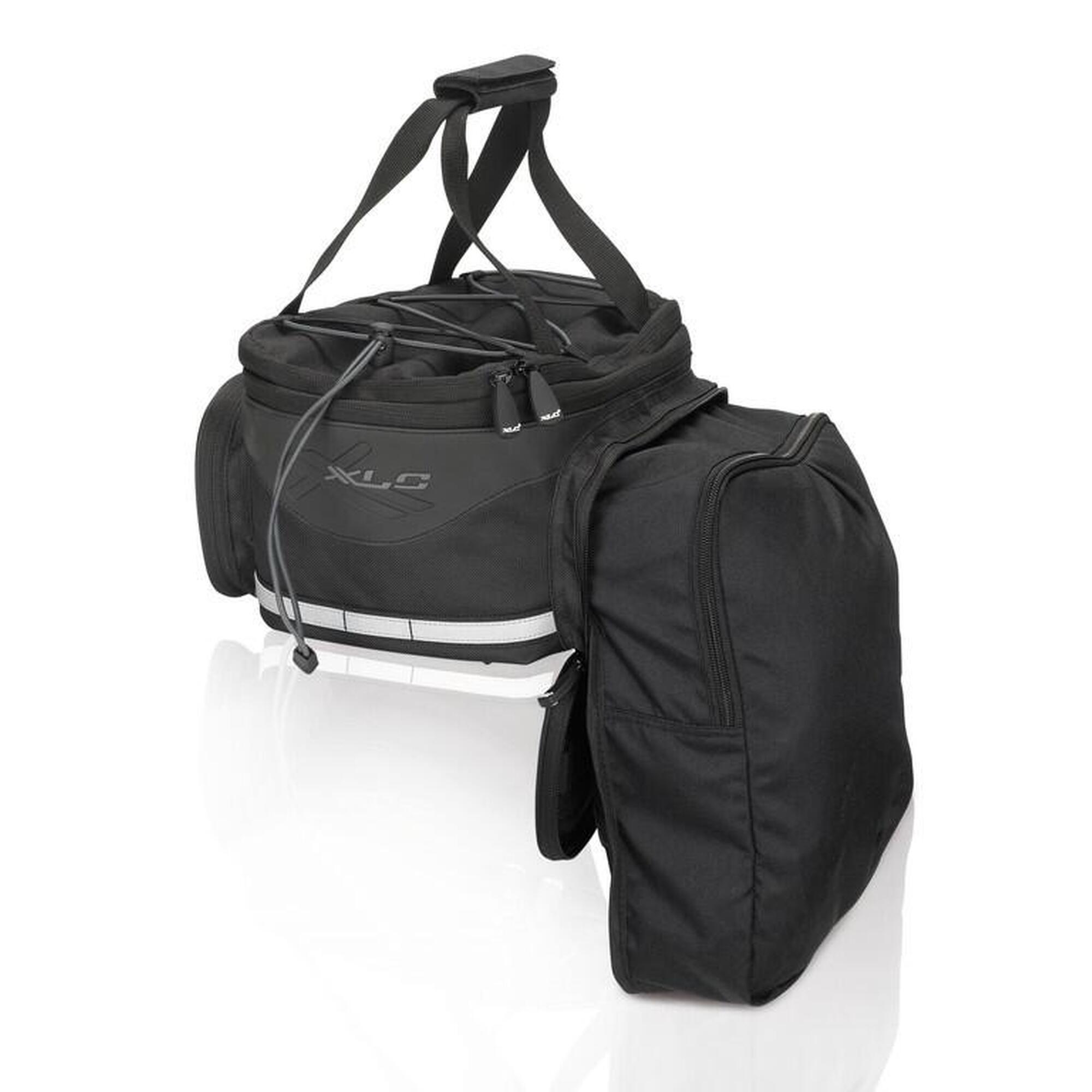 Xlc - Sacoche Pour Porte-bagages Carry More - Sacoche De Transport - Gris|marron|noir - 16 L - Decathlon