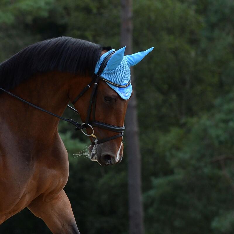 Prime Marmor Pferdeohrhaube Unisex Blau