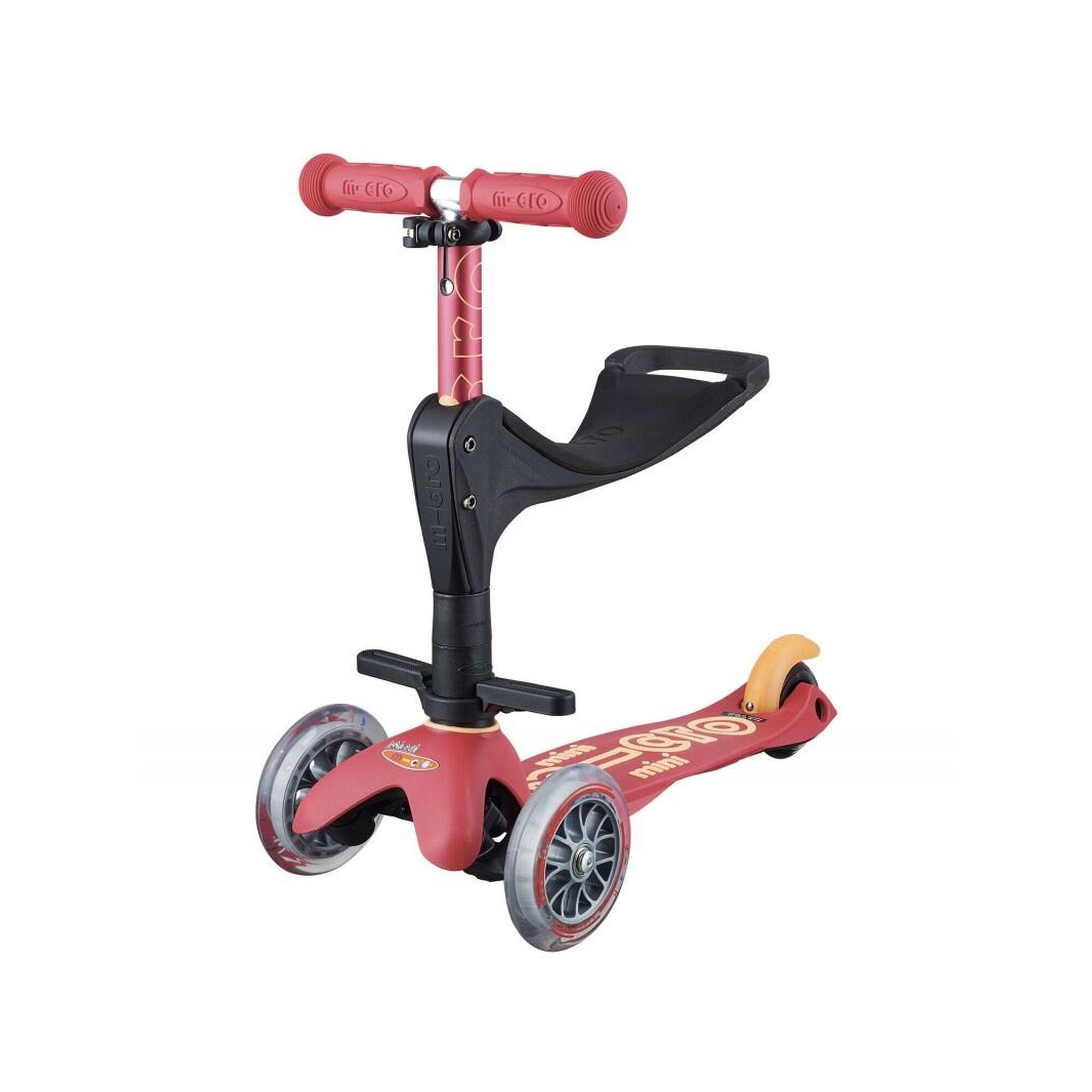 Trottinette évolutive Mini 3en1 Deluxe+ Rubis