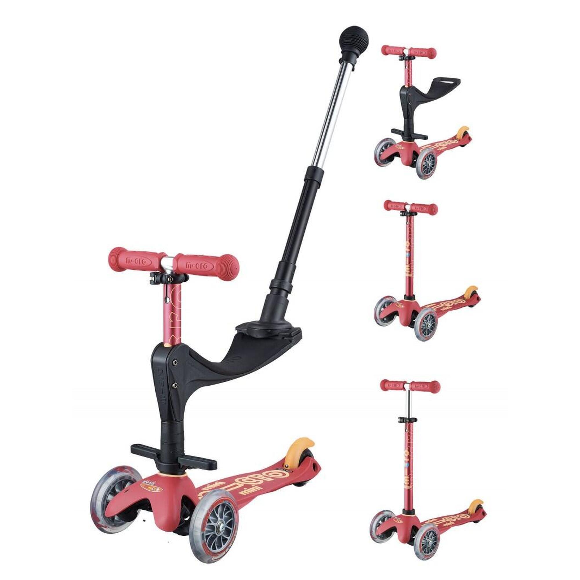 Trottinette évolutive Mini 3en1 Deluxe+ Rubis