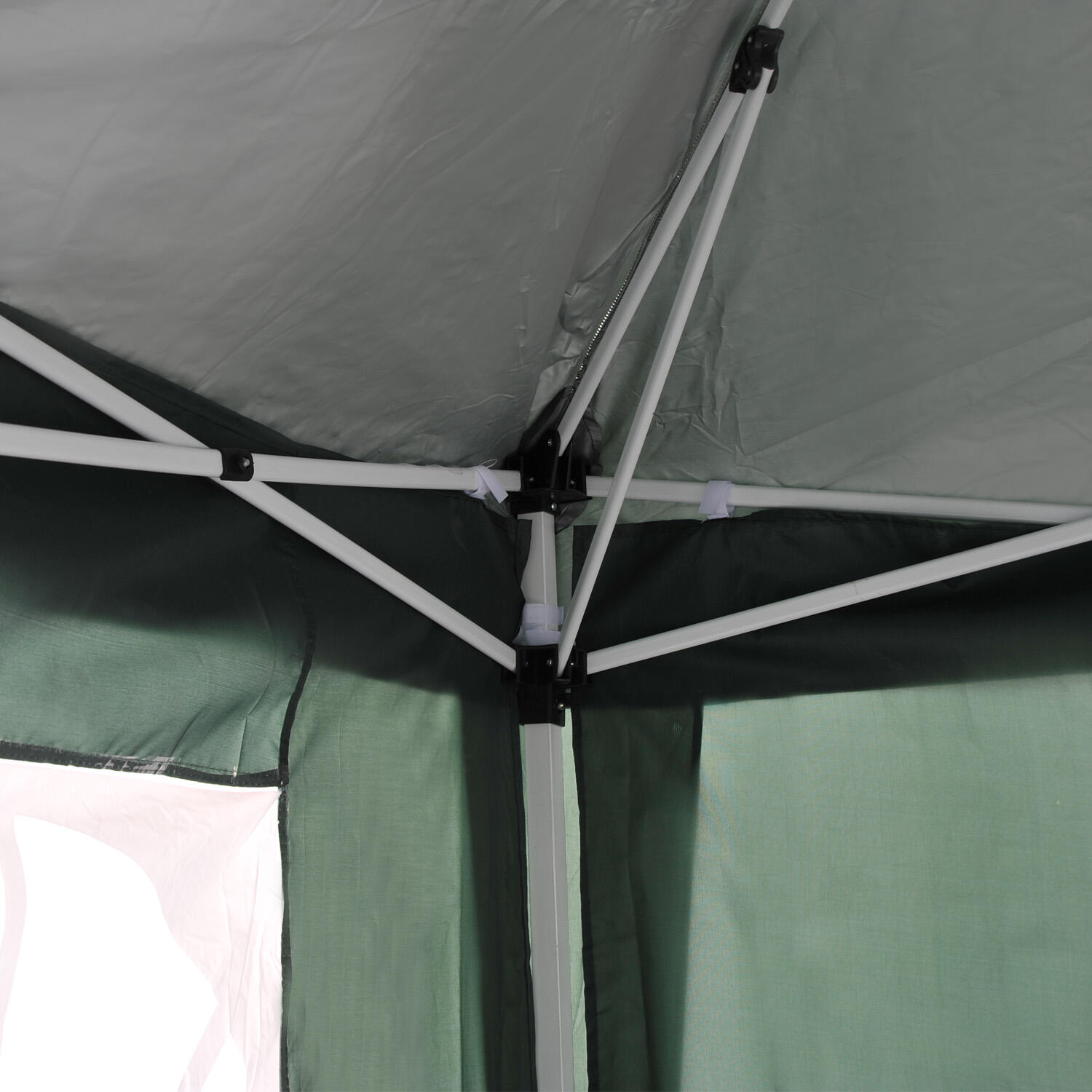 Carpa Plegable Outsunny 200x200x240 cm Verde 4/7