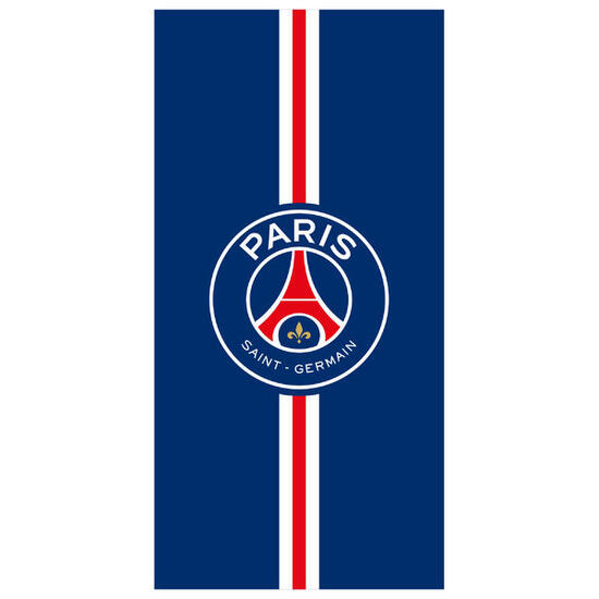 Serviette de bain 75x150 cm 100% coton football Paris - Hechter