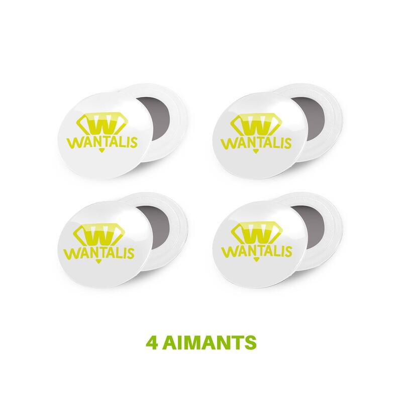 Magnetische clips voor slabhouder x 4 - Wit