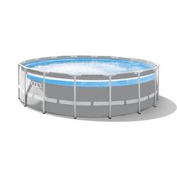 Ø 488 x 122 cm Intex Clearview Prism Frame Premium zwembad set rond