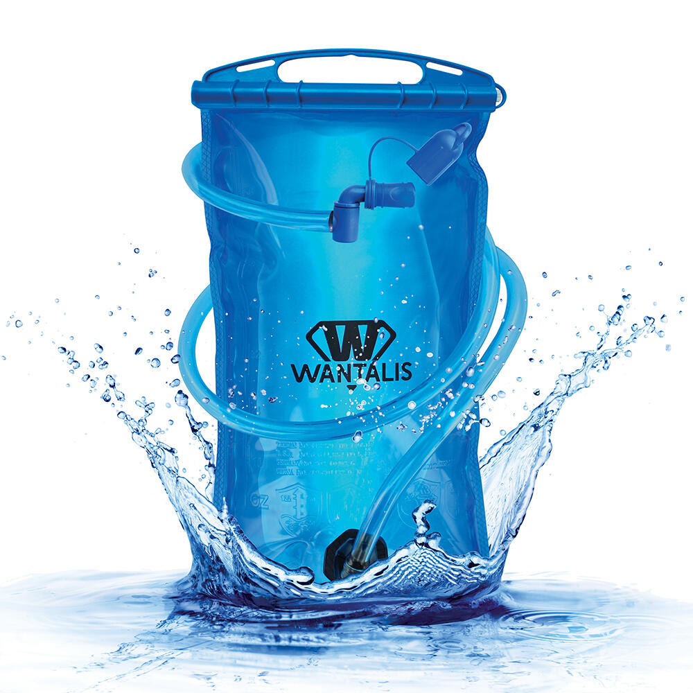 WANTALIS Waterzak voor 2L waterzak Blauw Decathlon