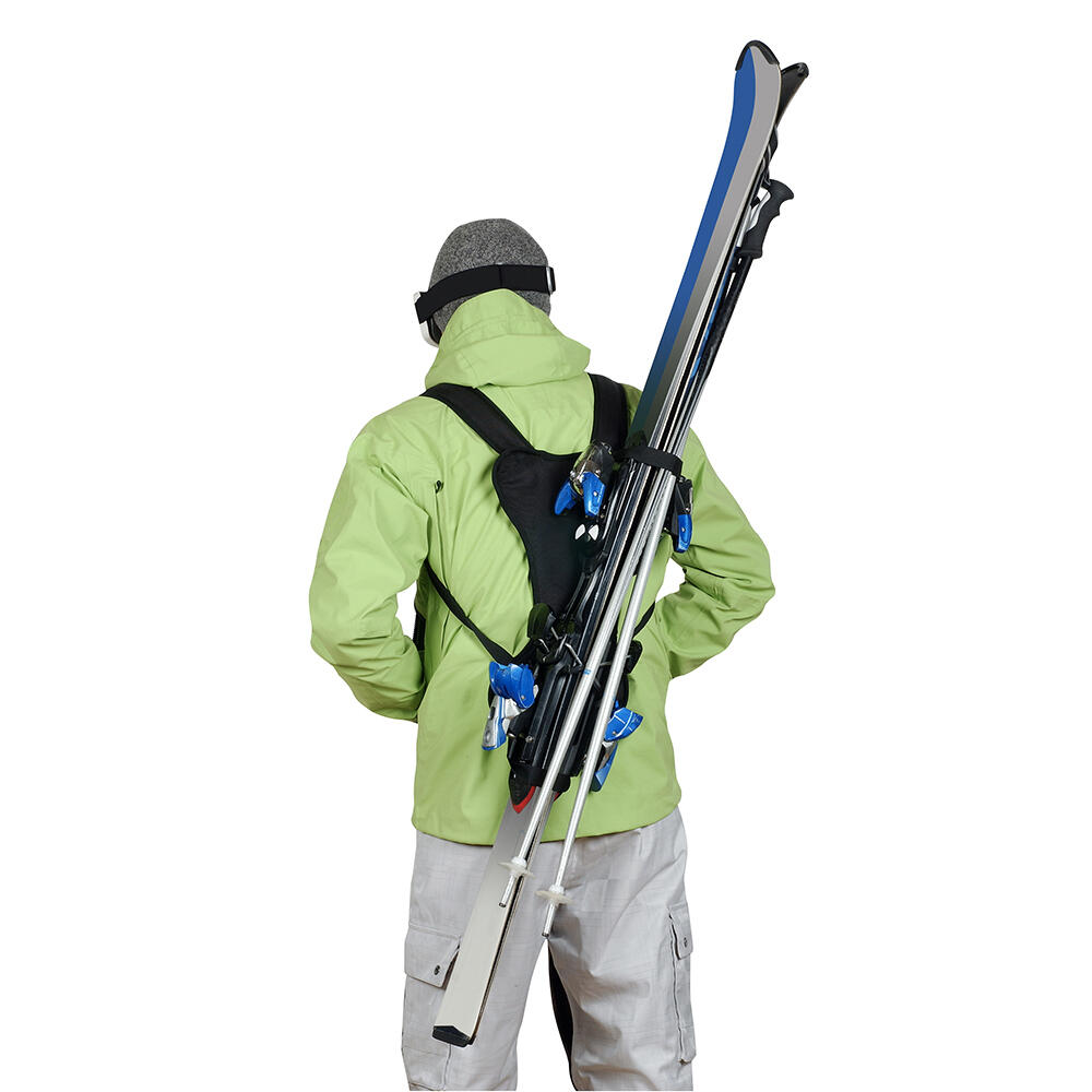 Wantalis - Accessoires Ski Wantalis Skiback Porte-skis - Sac À Dos - Noir - Adulte - Decathlon