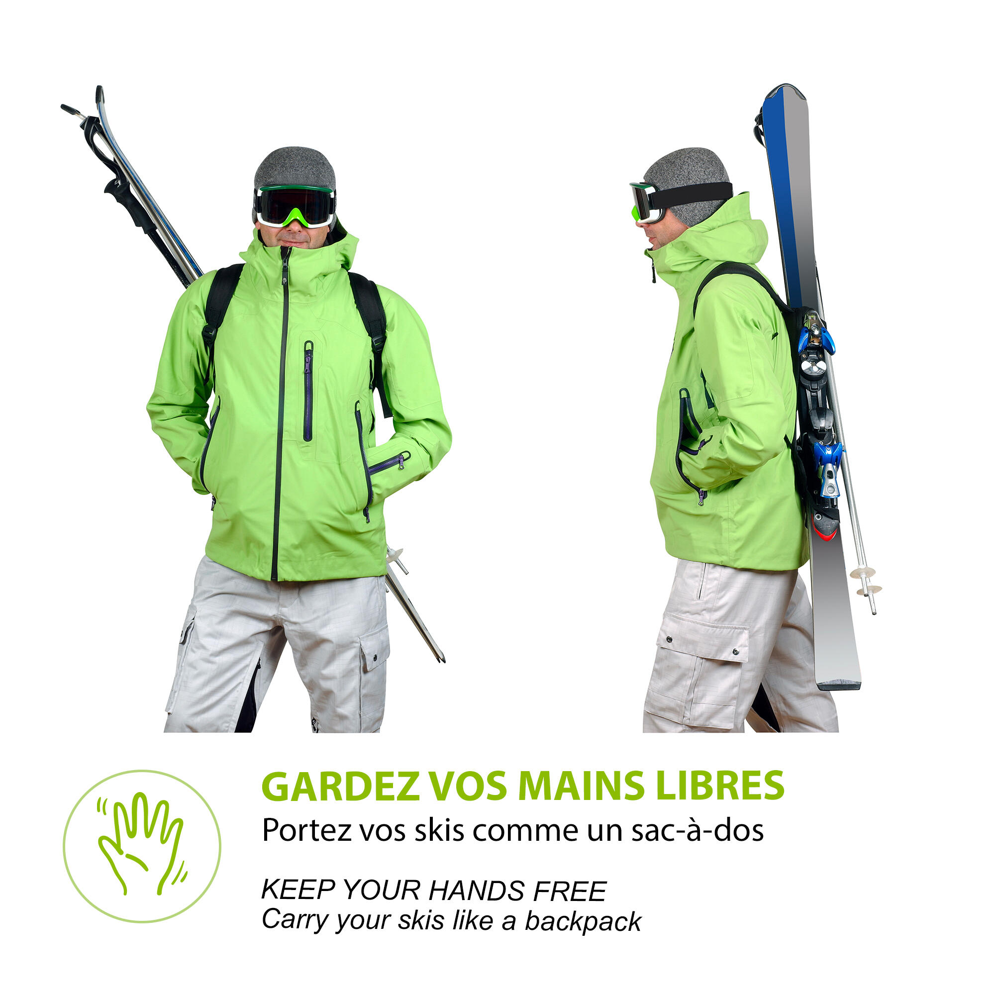 Accessoires Ski WANTALIS Skiback Porte-skis 2/7