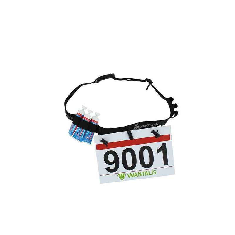 Running Belt Startnummernhalter - Reflective - Schwarz