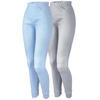 2 pantalons thermiques | Sous-vêtements | Femmes | Polaire | Gris/Bleu clair