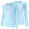 Thermounterhemd Damen 2-er Set | Sportunterhemd | Innenfleece | Hellblau