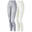 Thermounterhose Damen 2-er Set | Sportunterhose | Innenfleece | Creme/Grau