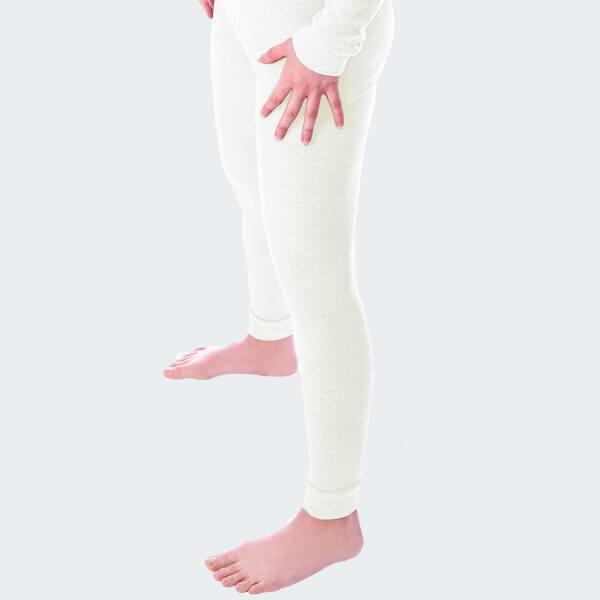 Pantaloni termici | Biancheria sportiva | Donna | Pile interno | Crema