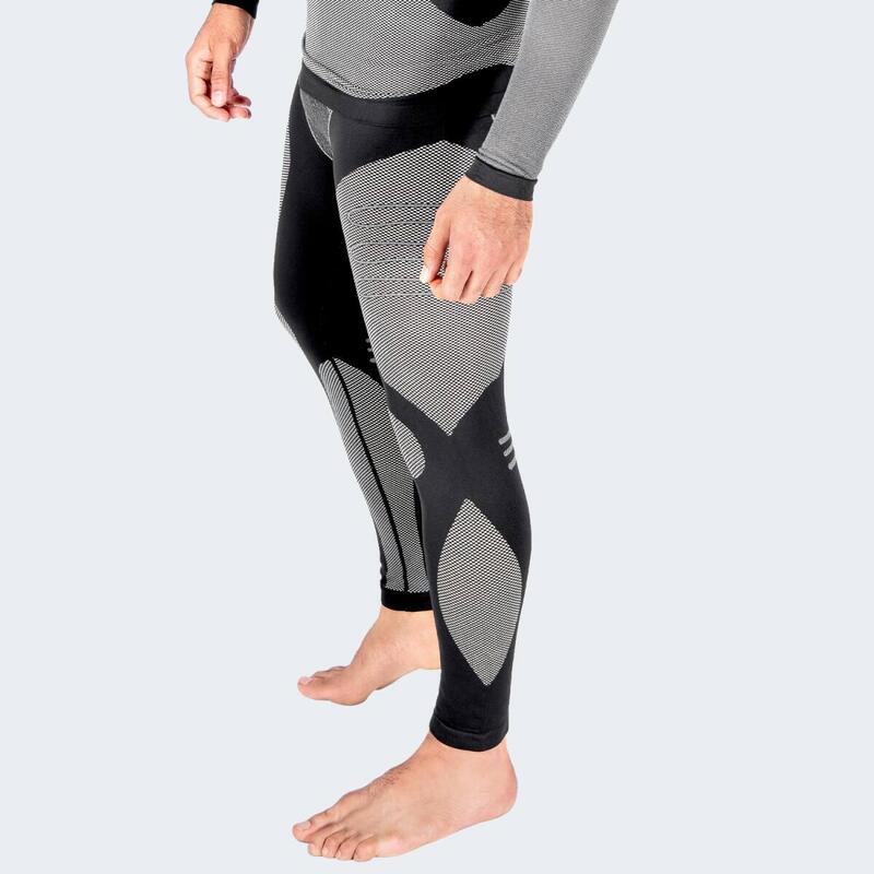 Thermo Onderbroek voor heren | 'Python' | Seamless | Zwart