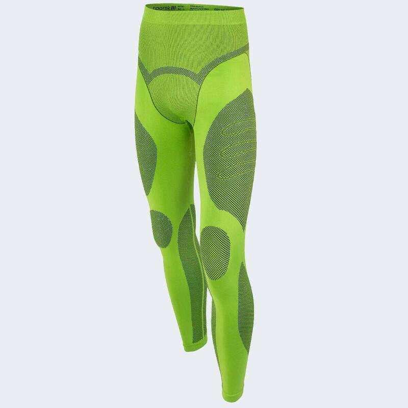 Pantaloni termici | Pantaloni  funzionali | Uomo | Senza cuciture | Lime