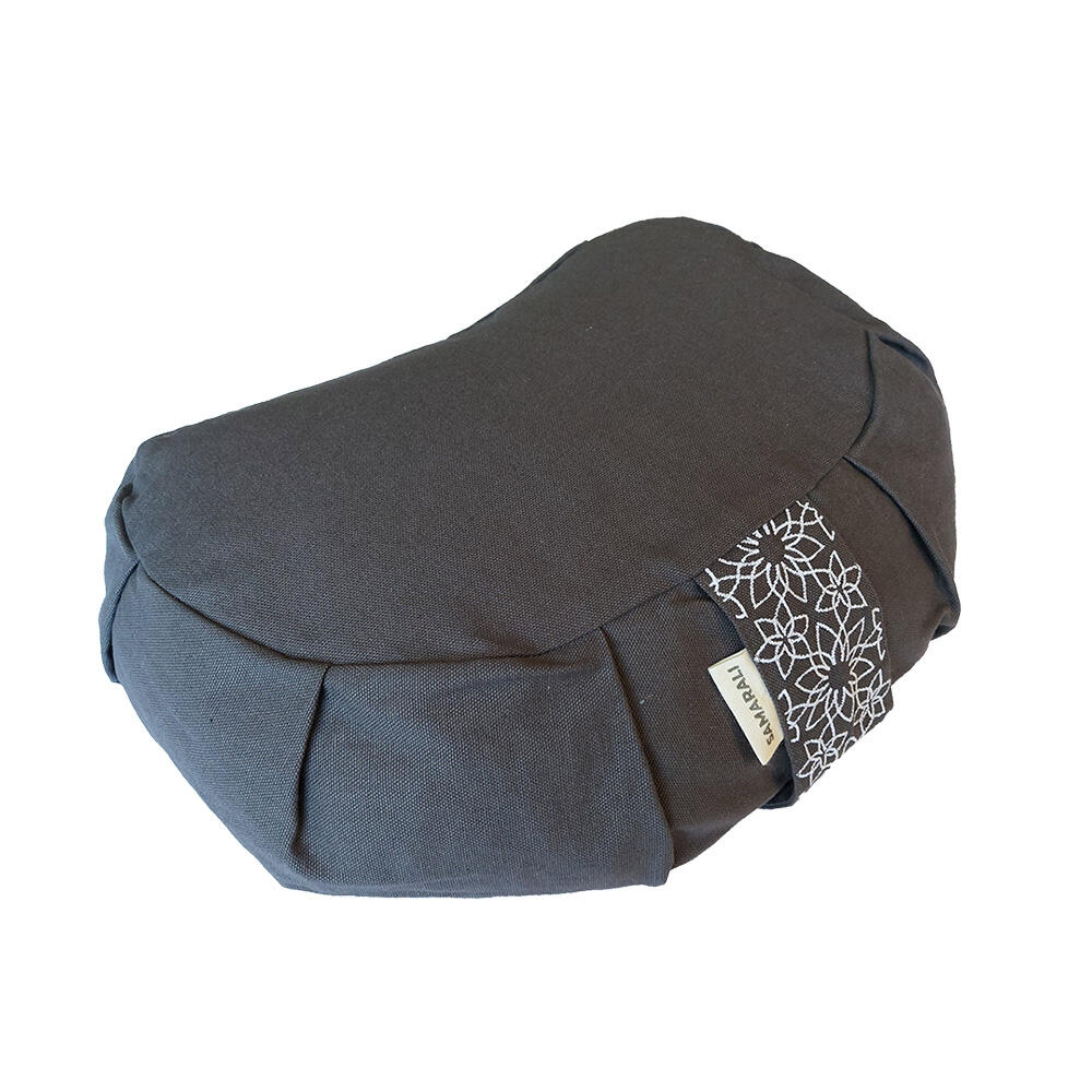 Samarali Half Moon Meditation Cushion Grey