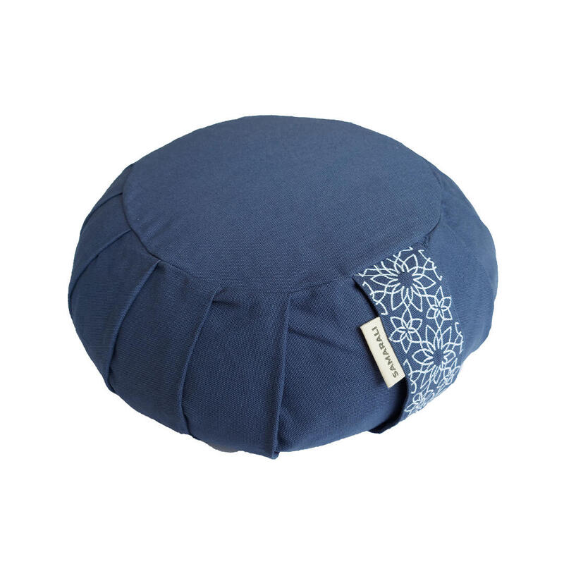 Samarali Cuscino da Meditazione Zafu Blu denim