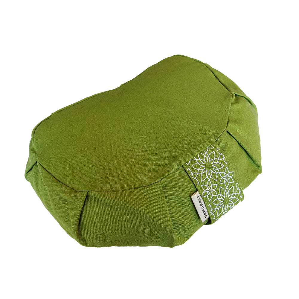 Samarali Half Moon Meditation Cushion Green