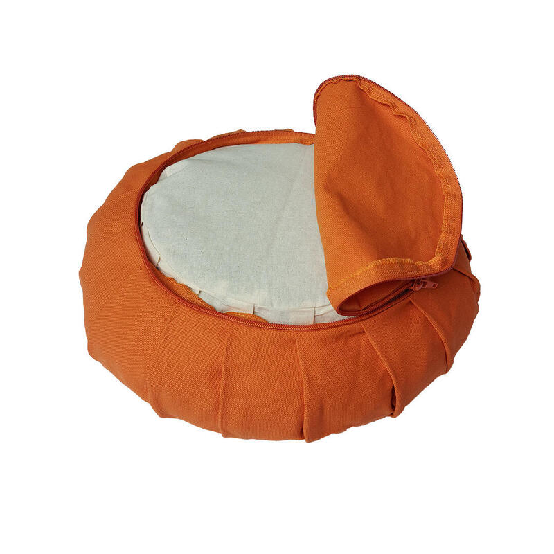 Samarali Coussin de Méditation Zafu Orange