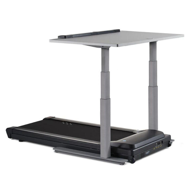 Loopband incl Bureau 122cm - TR1200-DT7 - Verstelbaar - Display - Grijs