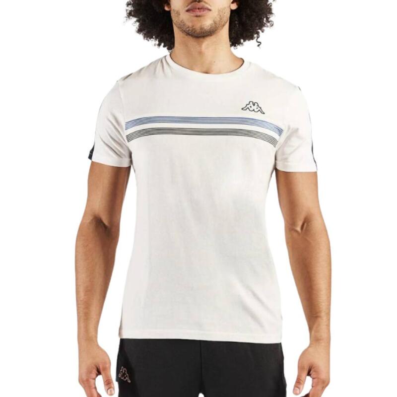 Maglia a Maniche Corte Uomo Kappa Iverpool Active Bianco