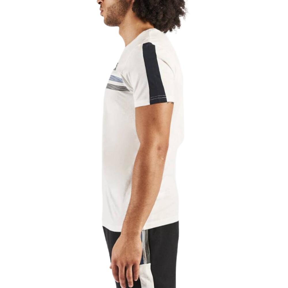 CAMISETA IVERPOOL LOGO GYM 100% ALGODON HOMBRE BLANCA 3/4