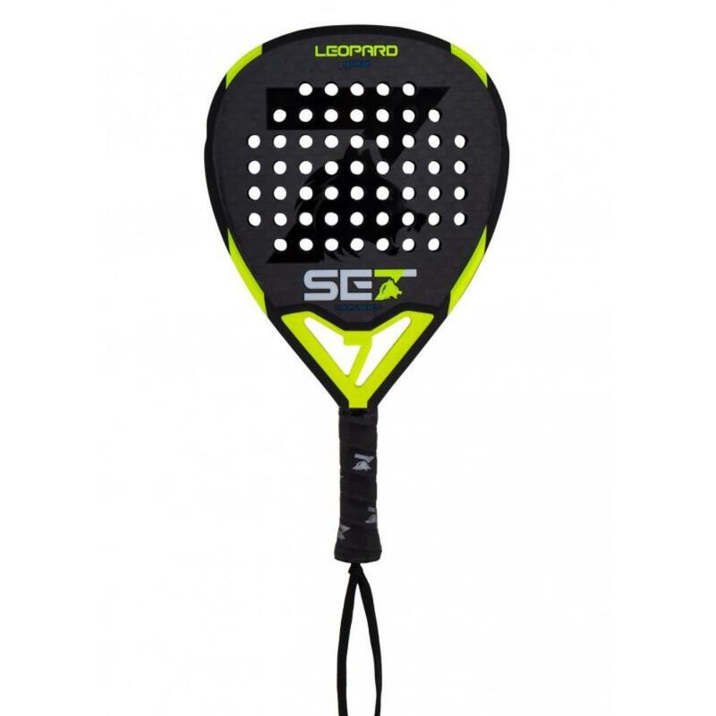 SET LEOPARD Raquete de padel profissional.