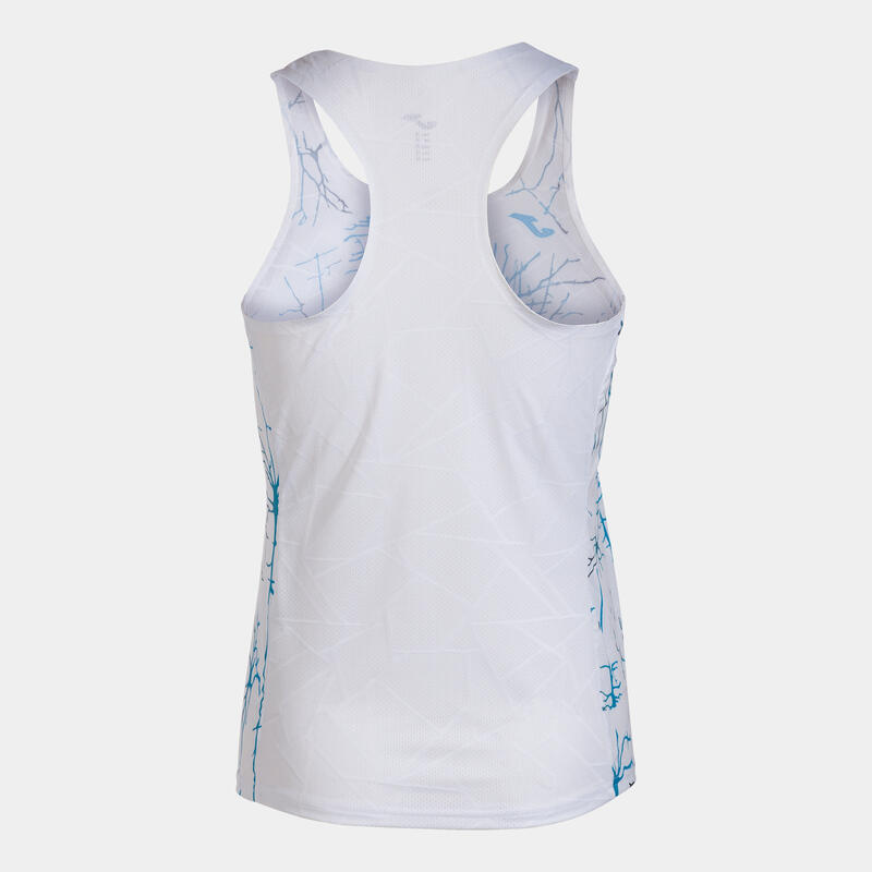 Camiseta tirantes running Mujer Joma Elite ix blanco